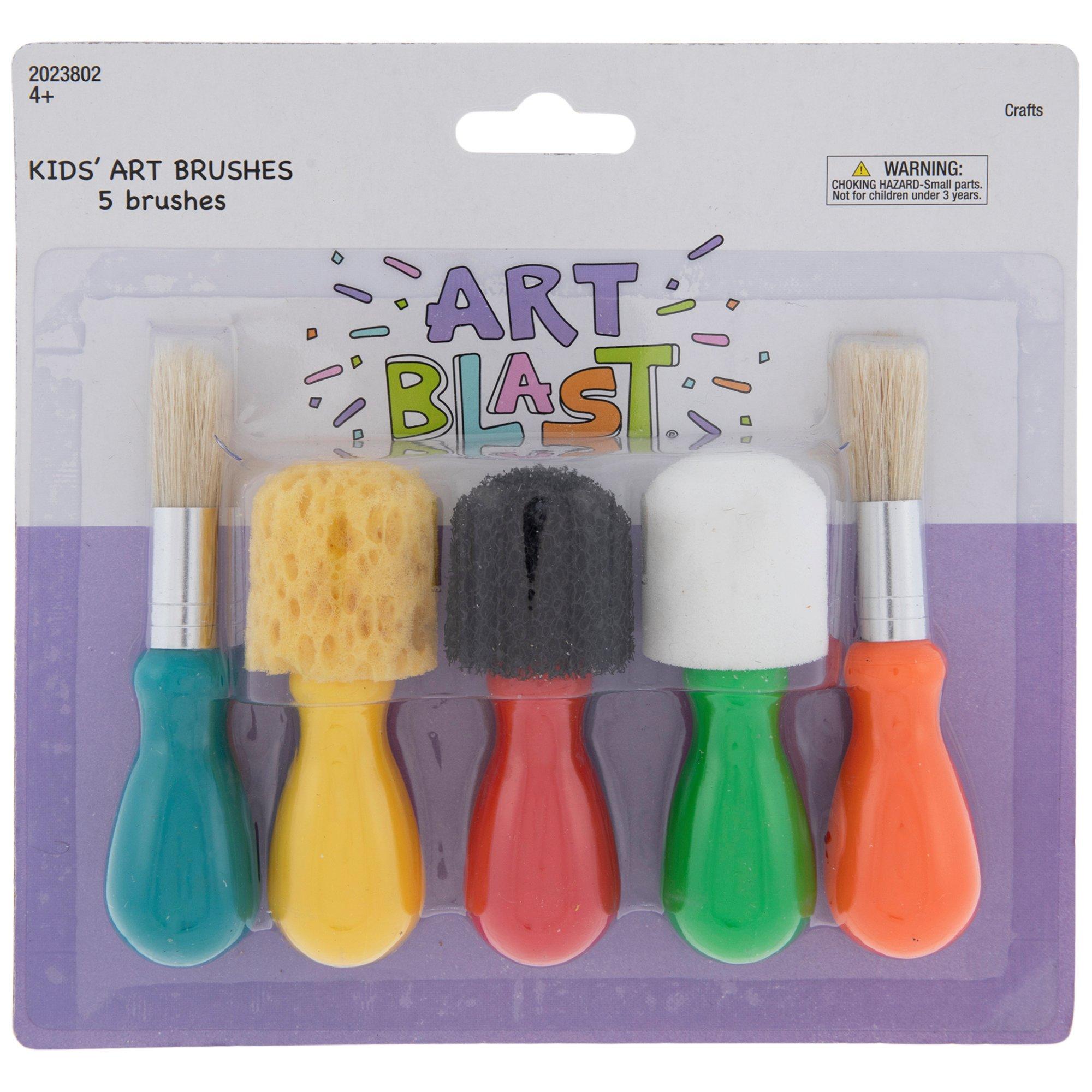 Kids Paint Brushes - 5 Piece Set, Hobby Lobby